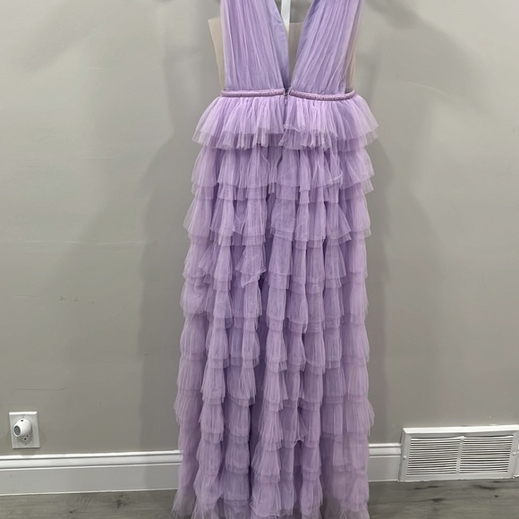 SAU LEE Sabrina Gown in Lavender - Picture 9 of 16